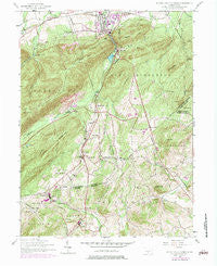 Mount Holly Springs Pennsylvania Historical topographic map, 1:24000 scale, 7.5 X 7.5 Minute, Year 1952
