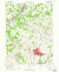 Mount Pleasant Pennsylvania Historical topographic map, 1:24000 scale, 7.5 X 7.5 Minute, Year 1964