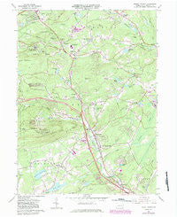 Mount Pocono Pennsylvania Historical topographic map, 1:24000 scale, 7.5 X 7.5 Minute, Year 1966