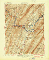 Mount Union Pennsylvania Historical topographic map, 1:62500 scale, 15 X 15 Minute, Year 1924