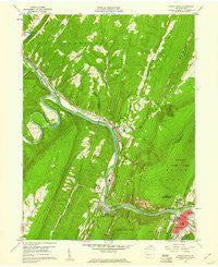 Mount Union Pennsylvania Historical topographic map, 1:24000 scale, 7.5 X 7.5 Minute, Year 1959