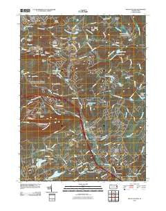 Mount Pocono Pennsylvania Historical topographic map, 1:24000 scale, 7.5 X 7.5 Minute, Year 2010