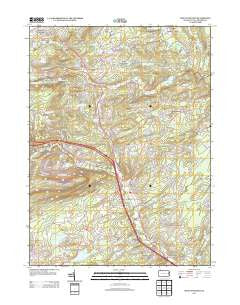 Mount Pocono Pennsylvania Historical topographic map, 1:24000 scale, 7.5 X 7.5 Minute, Year 2013