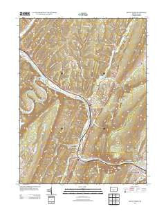 Mount Union Pennsylvania Historical topographic map, 1:24000 scale, 7.5 X 7.5 Minute, Year 2013