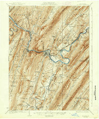 Mt. Union Pennsylvania Historical topographic map, 1:62500 scale, 15 X 15 Minute, Year 1924