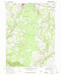 Murdock Pennsylvania Historical topographic map, 1:24000 scale, 7.5 X 7.5 Minute, Year 1968