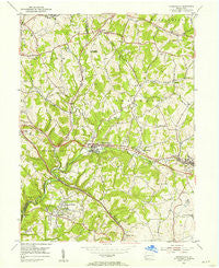 Murrysville Pennsylvania Historical topographic map, 1:24000 scale, 7.5 X 7.5 Minute, Year 1953