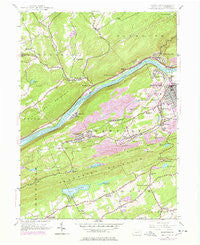 Nanticoke Pennsylvania Historical topographic map, 1:24000 scale, 7.5 X 7.5 Minute, Year 1954