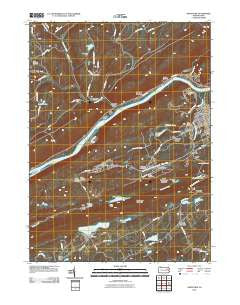 Nanticoke Pennsylvania Historical topographic map, 1:24000 scale, 7.5 X 7.5 Minute, Year 2010