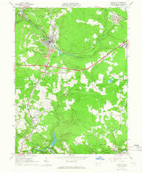 Nanty Glo Pennsylvania Historical topographic map, 1:24000 scale, 7.5 X 7.5 Minute, Year 1964