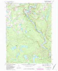 Narrowsburg New York Historical topographic map, 1:24000 scale, 7.5 X 7.5 Minute, Year 1968