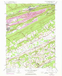 Nesquehoning Pennsylvania Historical topographic map, 1:24000 scale, 7.5 X 7.5 Minute, Year 1948