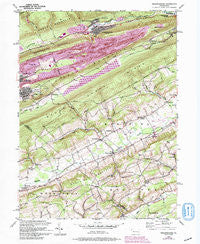 Nesquehoning Pennsylvania Historical topographic map, 1:24000 scale, 7.5 X 7.5 Minute, Year 1948