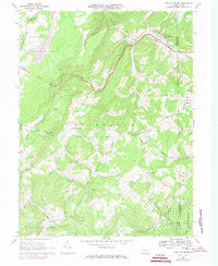 New Baltimore Pennsylvania Historical topographic map, 1:24000 scale, 7.5 X 7.5 Minute, Year 1967