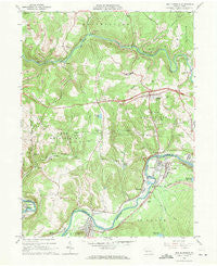 New Florence Pennsylvania Historical topographic map, 1:24000 scale, 7.5 X 7.5 Minute, Year 1964