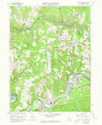 New Florence Pennsylvania Historical topographic map, 1:24000 scale, 7.5 X 7.5 Minute, Year 1964