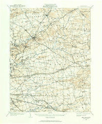 New Holland Pennsylvania Historical topographic map, 1:62500 scale, 15 X 15 Minute, Year 1906