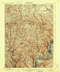 New Kensington Pennsylvania Historical topographic map, 1:62500 scale, 15 X 15 Minute, Year 1910
