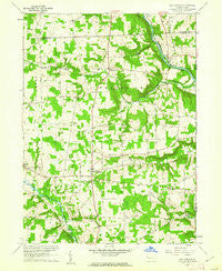 New Lebanon Pennsylvania Historical topographic map, 1:24000 scale, 7.5 X 7.5 Minute, Year 1960