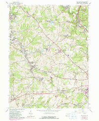 New Salem Pennsylvania Historical topographic map, 1:24000 scale, 7.5 X 7.5 Minute, Year 1964
