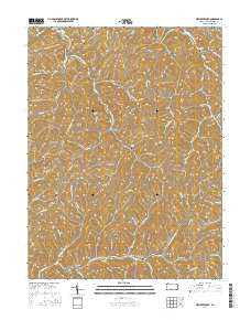 New Freeport Pennsylvania Current topographic map, 1:24000 scale, 7.5 X 7.5 Minute, Year 2016