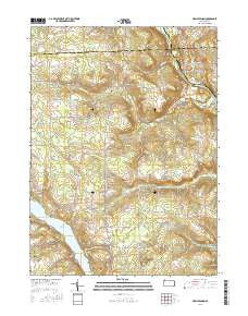 New Lebanon Pennsylvania Current topographic map, 1:24000 scale, 7.5 X 7.5 Minute, Year 2016