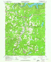 Newfoundland Pennsylvania Historical topographic map, 1:24000 scale, 7.5 X 7.5 Minute, Year 1966