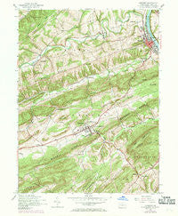 Newport Pennsylvania Historical topographic map, 1:24000 scale, 7.5 X 7.5 Minute, Year 1952