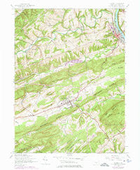 Newport Pennsylvania Historical topographic map, 1:24000 scale, 7.5 X 7.5 Minute, Year 1952
