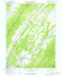 Newton Hamilton Pennsylvania Historical topographic map, 1:24000 scale, 7.5 X 7.5 Minute, Year 1959