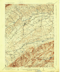 Newville Pennsylvania Historical topographic map, 1:62500 scale, 15 X 15 Minute, Year 1919