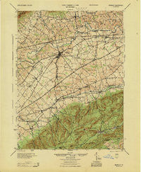 Newville Pennsylvania Historical topographic map, 1:62500 scale, 15 X 15 Minute, Year 1945