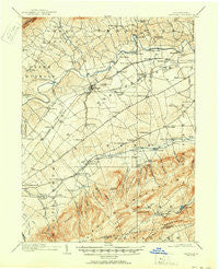 Newville Pennsylvania Historical topographic map, 1:62500 scale, 15 X 15 Minute, Year 1919