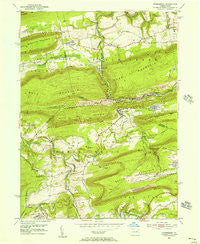 Nuremberg Pennsylvania Historical topographic map, 1:24000 scale, 7.5 X 7.5 Minute, Year 1955