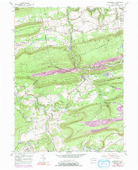 Nuremberg Pennsylvania Historical topographic map, 1:24000 scale, 7.5 X 7.5 Minute, Year 1955