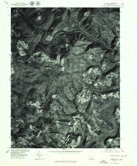 Ohiopyle Pennsylvania Historical topographic map, 1:24000 scale, 7.5 X 7.5 Minute, Year 1977