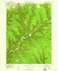 Oleona Pennsylvania Historical topographic map, 1:24000 scale, 7.5 X 7.5 Minute, Year 1947