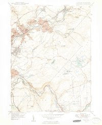 Olyphant Pennsylvania Historical topographic map, 1:24000 scale, 7.5 X 7.5 Minute, Year 1948