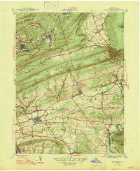 Orwigsburg Pennsylvania Historical topographic map, 1:31680 scale, 7.5 X 7.5 Minute, Year 1947