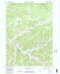 Oswayo Pennsylvania Historical topographic map, 1:24000 scale, 7.5 X 7.5 Minute, Year 1969