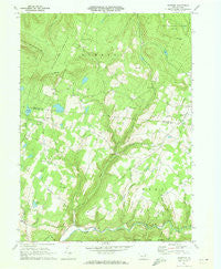 Overton Pennsylvania Historical topographic map, 1:24000 scale, 7.5 X 7.5 Minute, Year 1970