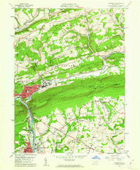 Palmerton Pennsylvania Historical topographic map, 1:24000 scale, 7.5 X 7.5 Minute, Year 1960