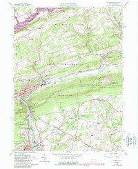 Palmerton Pennsylvania Historical topographic map, 1:24000 scale, 7.5 X 7.5 Minute, Year 1960