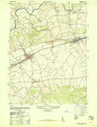 Palmyra Pennsylvania Historical topographic map, 1:24000 scale, 7.5 X 7.5 Minute, Year 1947