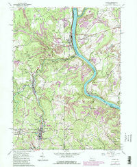 Parker Pennsylvania Historical topographic map, 1:24000 scale, 7.5 X 7.5 Minute, Year 1963