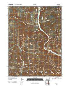 Parker Pennsylvania Historical topographic map, 1:24000 scale, 7.5 X 7.5 Minute, Year 2010