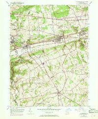 Parkesburg Pennsylvania Historical topographic map, 1:24000 scale, 7.5 X 7.5 Minute, Year 1953