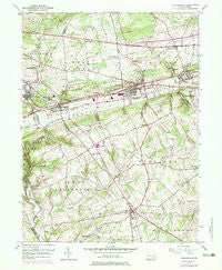 Parkesburg Pennsylvania Historical topographic map, 1:24000 scale, 7.5 X 7.5 Minute, Year 1953