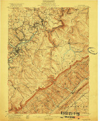Philipsburg Pennsylvania Historical topographic map, 1:62500 scale, 15 X 15 Minute, Year 1922