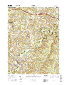 Philipsburg Pennsylvania Current topographic map, 1:24000 scale, 7.5 X 7.5 Minute, Year 2016